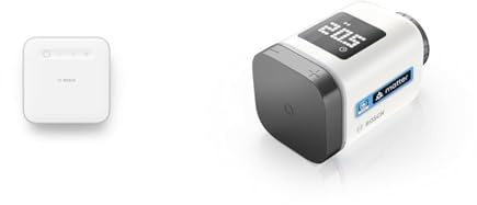 Bosch Smart Home Smart Radiator Thermostat Starter Set, 1x Controller II, 3x Radiator Thermostat II [+M] anthracite