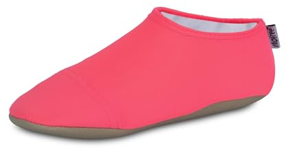 Slipfree Non-Slip Shoes for Girls and Boys. Light, Soft and Comfortable, Unisex Kids 18-36 Months Neon Pink
