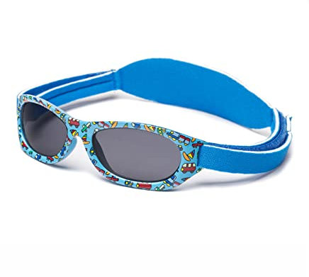 Kiddus Baby Sonnenbrille für Kleinkinder, Jungen und Mädchen, Ab 6 Monate bis 2 Jahre, 100% Sonnenfilterschutz UV400, Verstellbarer weicher Riemen, BPA-frei, Reisezubehor