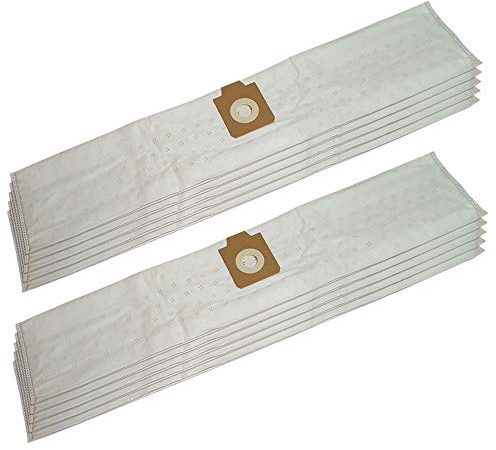 10 mikrofiber dammsugarpåsar Compatibel met Nilfisk-Alto GD 930, GD930, Panther, GD 930 G Panther, GD 930 S 2 Cubic