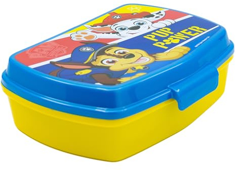 STOR Paw Patrol Matlåda Barn 1333ml - Rektangulär Lunchbox i Plast BPA-Fri - Dekorerad Smörgåslåda för Skola och Utflykter