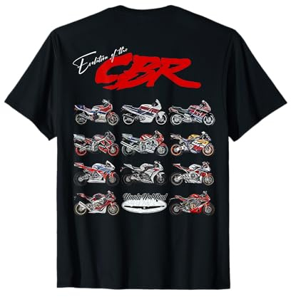 Evolution of The, CBR,Motorcycle,Motorbike,Biker,Sportsbike T-Shirt