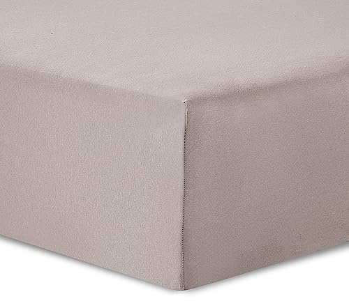 Vision - Jersey Sängkläder Påslakan - 140 x 190 cm - färger: Beige - 100% bomull jersey - elastisk runt - 30 cm mössa