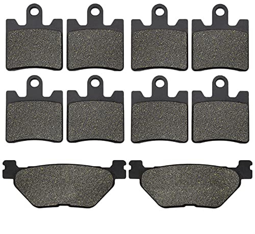 ORIGNL Plaquettes Freins Moto pour FJR1300 pour FJR 1300 A/AE/AS 2006 2007 2008 2009 2010 2011 2012 2013-2020 Moto Plaquettes De Frein Avant Et Arrière (Taille : Front and Rear)