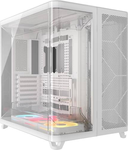 CORSAIR Air 5400 LX-R RGB iCUE Link Caja de PC de Torre Media – Blanco