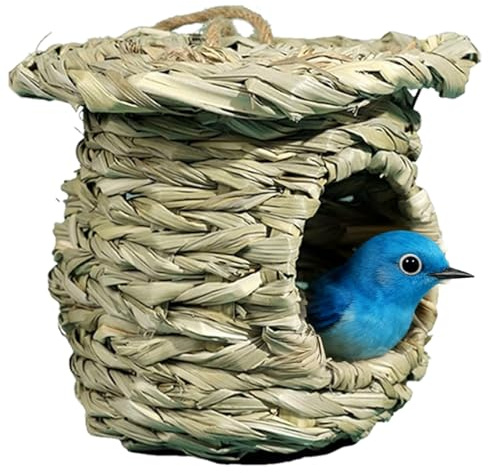 Case Per Per Esterni | Cottage Di Tessuta Casa Di | Case per Colibrì per Esterno,per Passero Cacatua Fringuello Canario Cacatua