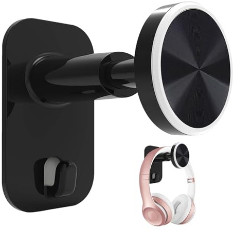 Support universel pour casque – 7 x 4 cm durable à coller, clip adhésif multifonctionnel, support pour écouteurs à suspendre | PC console de jeu d'ordinateur, manette, parapluie, sac à main, veste