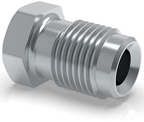 10x Verschraubung M10 x 1 für Bremsleitung 4,75 mm Bördel E Typ D Profi Verbinder DIN/ISO 1651 konform