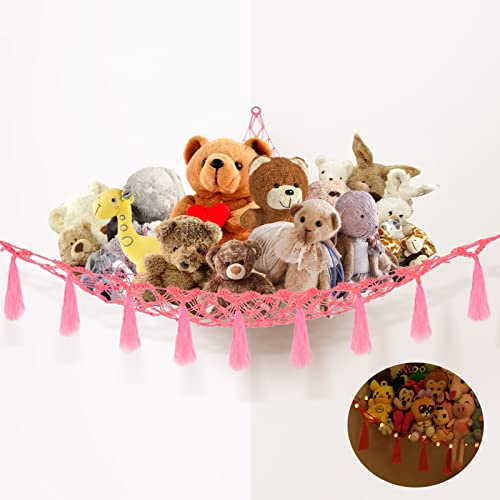 Teddy Storage Toy Hammock for Stuffed Animals with LED Light