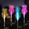 eaaerr Luz Solar Exterior Jardin, 4 Pieza Lámparas Solares Exterior lámpara de caña con LEDs Que Cambian de Color Impermeable 2 modos Luz de la Flor para césped patio camino
