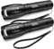 Maxesla 2 Pack LED Torches Gifts for Men Dad Kids, Zoomable Torches Led Super Bright Flashlight, Powerful Torches Battery Powered Water Resistant 5 Modes Mini Tactical Torch for Camping Gift