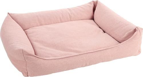 Flamingo Letto Ortopedico per Cani Baldar – Rettangolare, Rosa, 100 cm | Posto letto ergonomico e confortevole per il tuo cane!