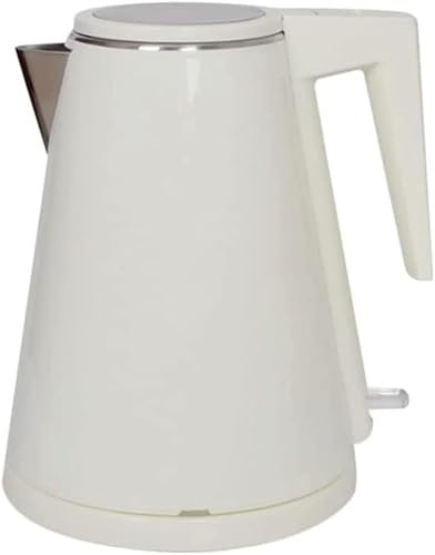 HFERTSCN Bolli elettrici bollitore Elettrico Classico Cordless con Calda d'Acqua a Secco a Secco a ebollizione silenziosa Calda per Acqua Calda Caldaia 1,2l/42,2 Once di utilizzo, Bianco a FANDIAO