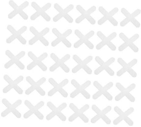 Tofficu 1000pcs Tile Cross Leveler Spacers for Porcelain Floors Tile Leveling System Replacement Clips for Grouting Tools and Leveling Gap Spacer