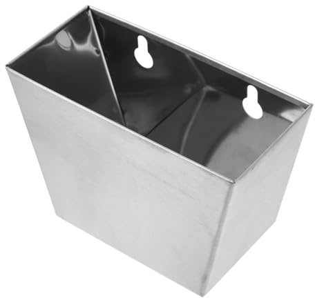 UTHCLO Recipiente Recogedor de Tapas de Botellas de Cerveza Acero Inoxidable Montaje Pared con Orificios de Drenaje Capacidad para Bar y Picnic