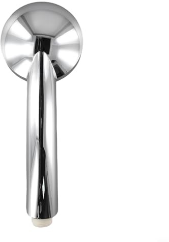 Cabezal de ducha iluminado con luces cambiantes, alimentado por turbina de agua, plástico con acabado cromado, diseño de retención de temperatura para una experiencia relajante de baño y rendimiento