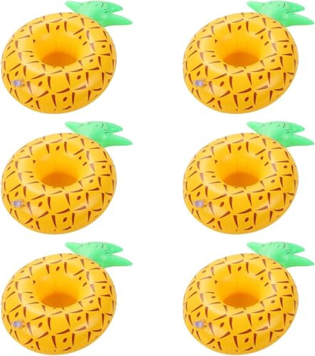 Porte-boissons gonflables pour piscine (ananas)