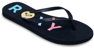 Roxy Sandy Iii - Sandalia para mujer, color negro/arco iris, talla 36 EU