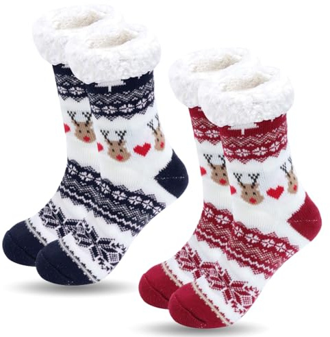 Calcetines de Navidad, decoración navideña, calcetines de Navidad, calendario de adviento, calcetines térmicos para mujer y hombre, calcetines navideños, calcetines de felpa, decoraciones navideñas