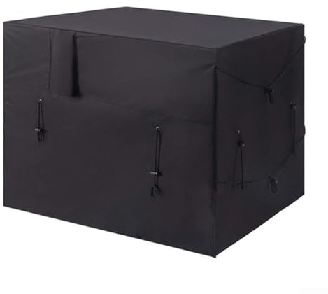 Housse de protection imperméable et réglable en tissu Oxford 600D robuste pour chauffage de piscine d'extérieur pour pompe à chaleur, équipement de piscine d'hiver pour jardin et terrasse