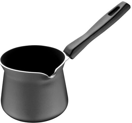 Turkish Coffee Pot –380ml Non-Stick Cezve for Stovetop | Small Milk Pan & Arabic Coffee Maker for Mocha, Tea & Hot Chocolate