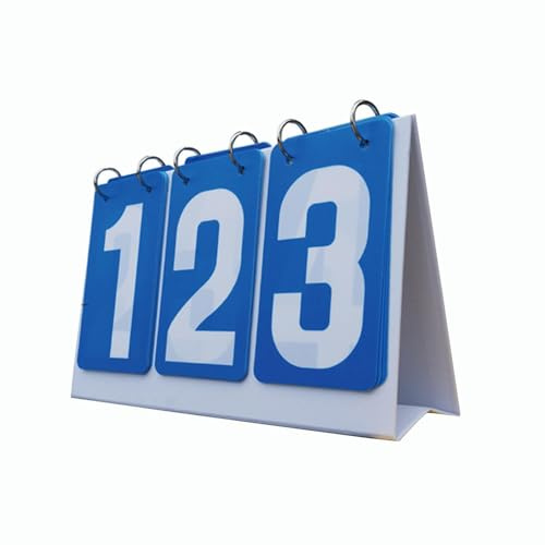 harayaa Scoreboard Flipper Flip Number Score Board Multipurpose 3 digits Table Score Flipper Score Counter for Football Volleyball