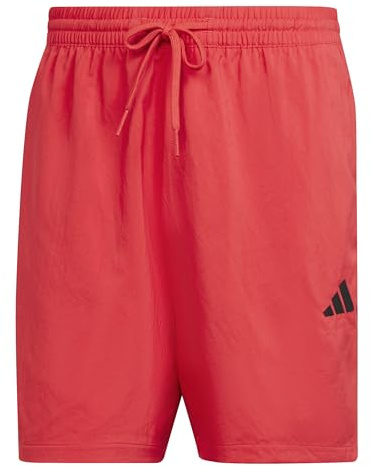 adidas Herren Essentials SMALL Logo Chelsea, Pure Ruby/Black, L