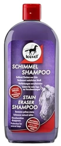 RL24 leovet - Schimmel Shampoo | Pferdeshampoo für EIN gesundes Haarkleid | Shampoo für Pferde | sanfte Reinigung lässt gelbe Verfärbungen Verschwinden | Pferdepflege | 1 x 500 ml Flasche