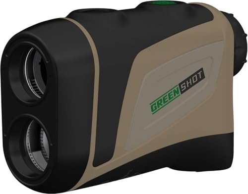 GREEN SHOT Range Finder for Hunting, 1200Y Golf Hunting Rangefinder, 6X Magnification Laser Rangefinder, Waterproof Range Finder for Hunter with Slope Mode, Free Battery, Carrying Case