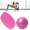 GOMETY Balance Pad Oval: Rutschfestes Trainingspad, 2 Stück Anti-Burst Fitnessgerät, Für Yoga Pilates Physiotherapie Stretching (Rosa)