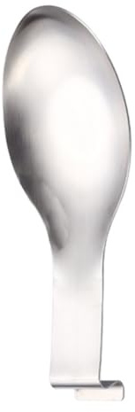 HOMSFOU Portacucharas de Acero Inoxidable para Menaje de Cocina, Soporte para Cucharas y Cucharones en Buffets y Cocinas Profesionales