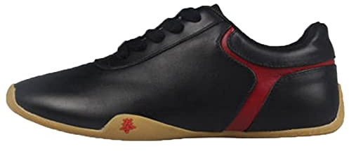 Martial Arts Shoes Leather Shoes Taekwondo Shoes Practice Shoes Kung Fu Shoes Tai Chi Shoes,Black-44
