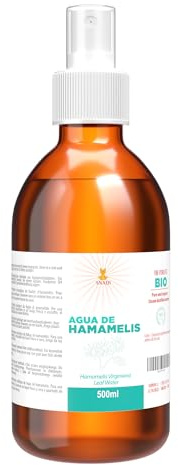 Snadi - Trollhasselvatten BIO | Hydrosol 500 ml | Alkoholfri | Ren, Naturlig och Vegansk | Återfuktad och Klar Hud | Anti-inflammatorisk och Läkande | Perfekt för Trötta Ben