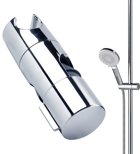 GGTTNRT Handbrause Halterung Universal Duschkopfhalterung Verstellbar Duschhalterung, für Slide Bar 18-25 Mm Außen Durchmesser