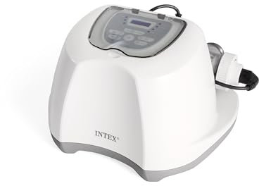 Intex Clorador salino E.C.O. 7 g/h, QS700 Plus, para Piscinas hasta 26.500 L, Autolimpieza programable, Panel Digital, Compatible con depuradoras 2.650-12.112 l/h, Cloración Salina (55279)
