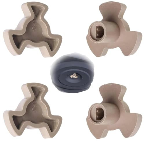 Zwenjuan Micro-Ondes Plaque Tournante Coupleur,4 pièces coupleurs de Plateau tournant pour Four à Micro-Ondes,Support de de Plateau d'arbre pour Micro-Ondes