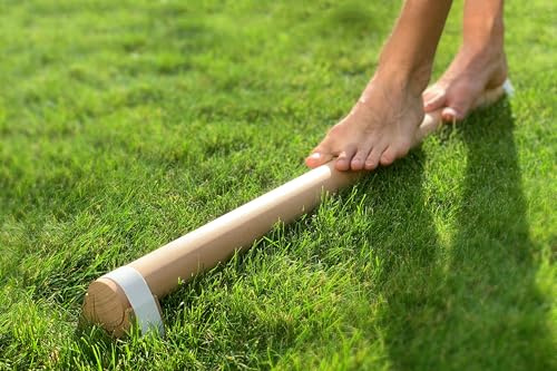 Foot Balance Beam - 100cm Wooden Balance Board for Kids & Adults | European Beech | Gymnastics, Yoga & Calisthenics Training