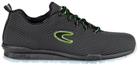 Cofra 78802-000.W45 Zapatos de Trabajo, Monti, Talla 10.5, Negro - Certificado de Seguridad EN