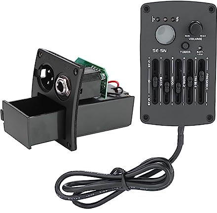 Dilwe SE-5N 5 Band EQ Equalizer Tonabnehmer für akustische Gitarre Musikinstrument