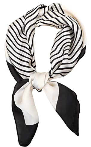 FAIRYGATE Seidentücher Seidentuch Damen 100% Seide Quadratisch Halstuch Tuch Geschenk DA2214