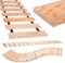 BooGardi Rollweg aus Lärche in 6 Größen 250cm lang · 30cm / 40cm / 50cm breit · 30cm Lattenabstand 8cm · Holzweg zum Ausrollen · Holztritt Gartenweg