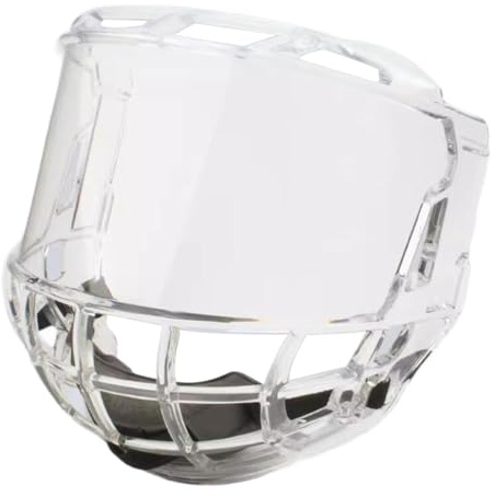 rockible Hockey Full Face Visor Combo Protective Equipment Game Professional Face Shield Protector Hockey Helmet Cage for Youth Men