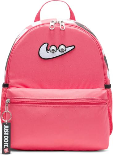Nike Rucksack Youth Brasilia Jdi Mini Backpack-Swooshy, Aster Pink/Black/White, FZ7259-629, MISC