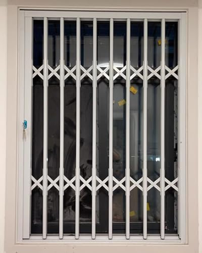 Barra di sicurezza per finestre, per balcone, con serratura, per la prevenzione dei furti e la sicurezza di animali domestici e bambini, design push-pull