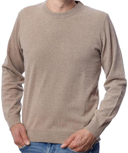 Maglifilo - Maglione Uomo 100% Cashmere 1 Filo Finezza 12, Girocollo a Tina Unita Made in Italy - Lusso e qualità Senza Compromessi, Made in Italy