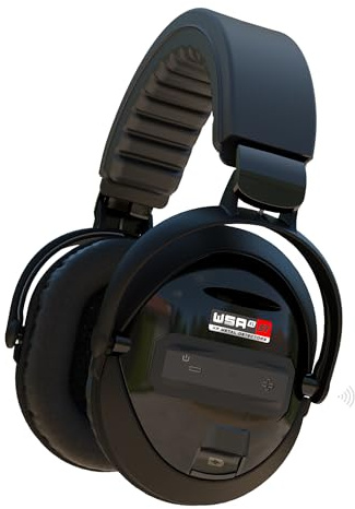 XP Metal Detectors WSA-XL ST Fastest Wireless Stereo Headphones for Deus II, Comfortable, Compact and Smart Design, Rainproof (IP68 3ft deep), Great for Noisy Environment (WSAXLST)