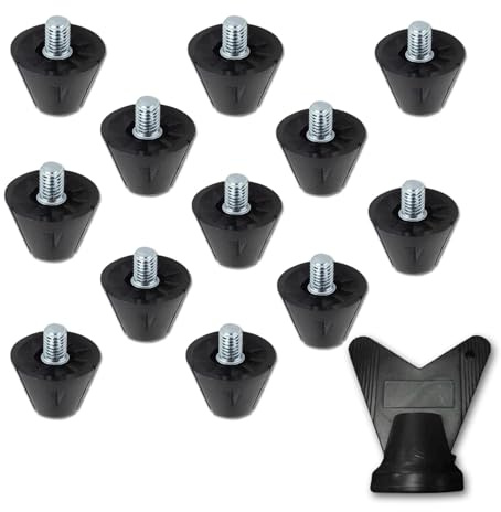 Crampon M5 pour Nike, 12 Pièces Crampon Plastique a Visser Foot pour Crampons de Rechange Nike 13/16 mm Stables et antidérapants