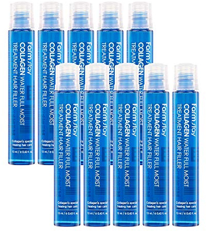 Farm Stay - Colágeno de colágeno con tratamiento de colágeno para el cabello con tratamiento de humedad completo, 1 unidad, 13 ml