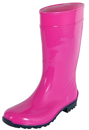 Regenliebe Damen Gummistiefel de Störtregen Regenstiefel Langschaft, Farbe:fuchsia, Größe:42 EU