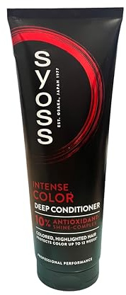 Syoss Tiefenspülung Color (250 ml), reichhaltige Spülung schützt die Haarfarbe für bis zu 12 Wochen, Haarspülung für geschmeidiges & widerstandsfähiges Haar
